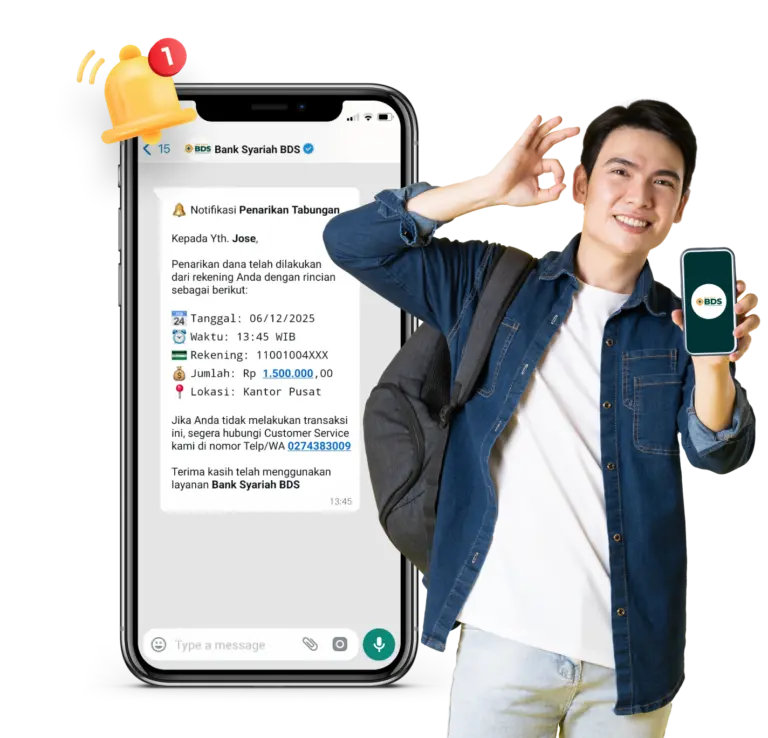 WhatsApp Banking Bank Syariah BDS