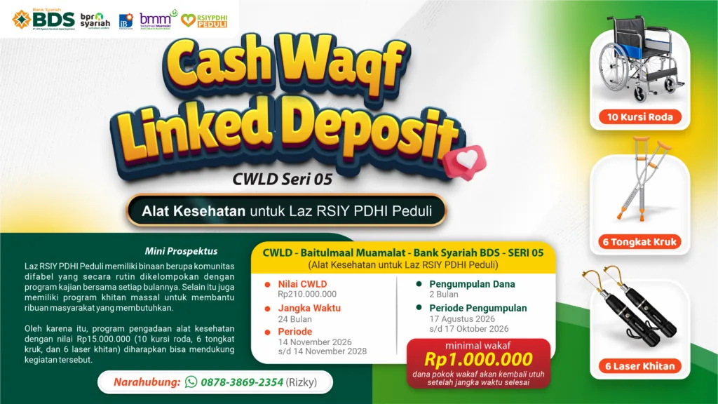 CWLD Wakaf Alat Kesehatan