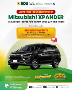 Pemenang Mobil Xpander Tabungan Ukhuwah Periode 3