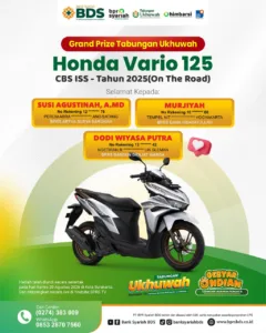 Pemenang Motor Vario Tabungan Ukhuwah Periode 3